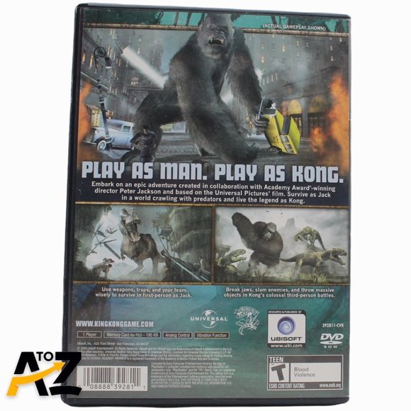 Peter Jackson’s KING KONG (Sony PlayStation 2 PS2, 2005) Complete - Picture 2 of 8